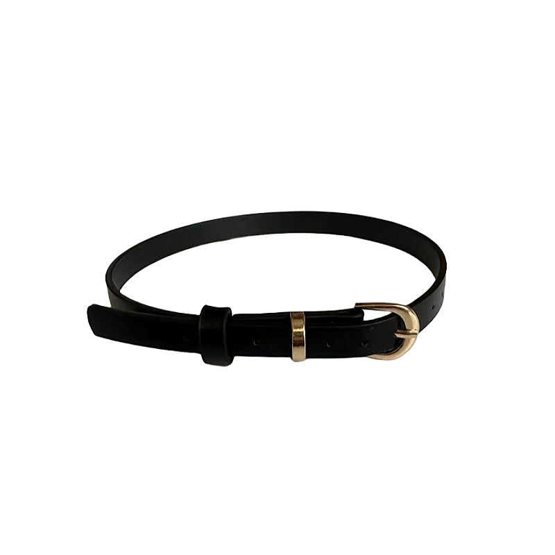 Summer Niche Fine Black Everyday Joker Short Minimalist Collar