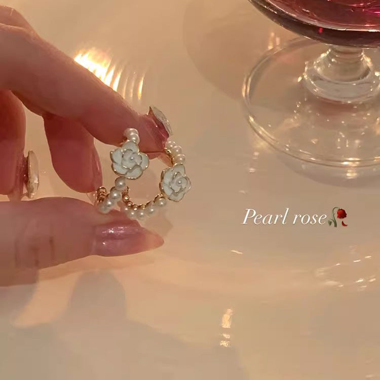 Light Luxury Diamond Female Niche Design Earrings