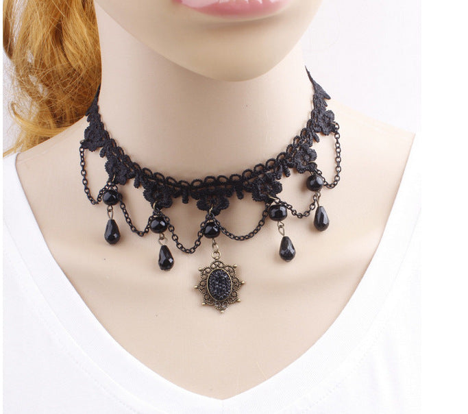 Female Hip Hop Collar Gothic Fashion Necklaces