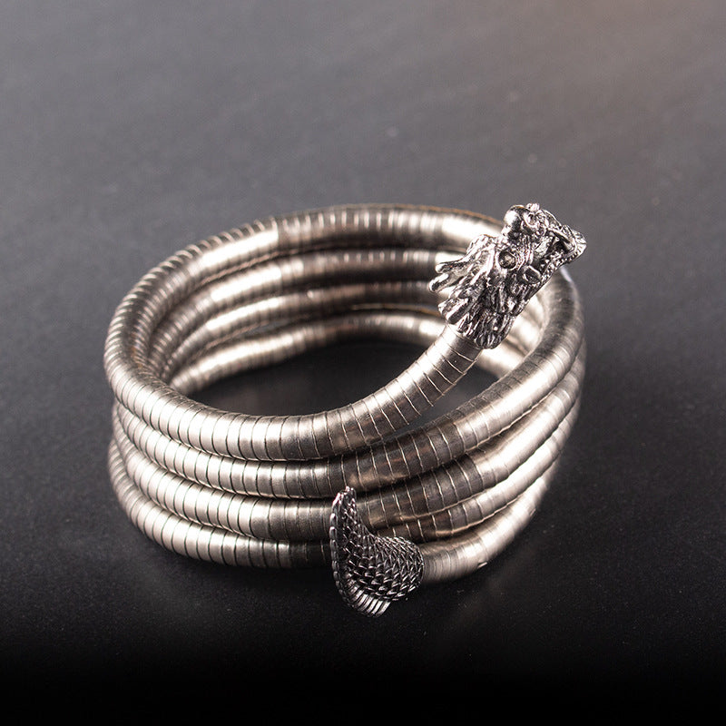 Women's Bendable Snake Adjustable Punk Shaped Gold Bracelets