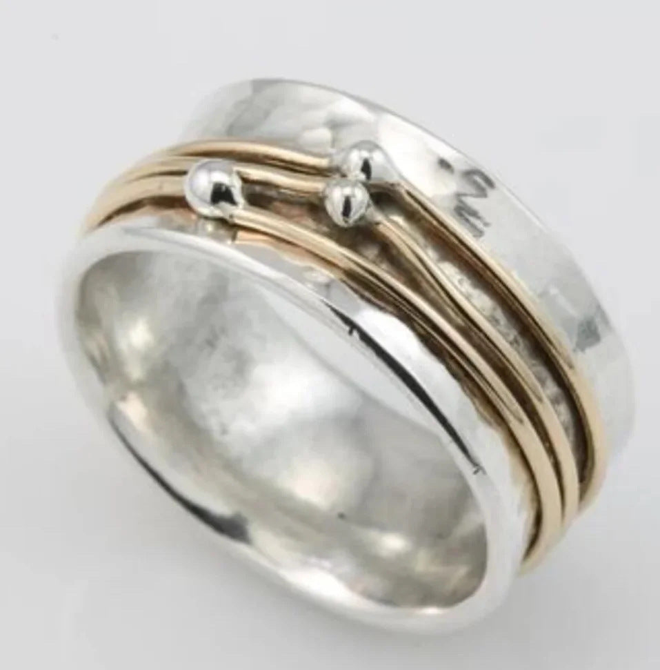 Women's & Men's Steel Wire Wide Surface Minimalist Design Rings