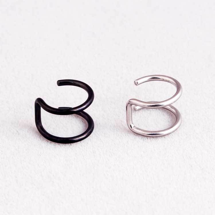 Piercing Ear Clip Titanium Steel Female Earrings