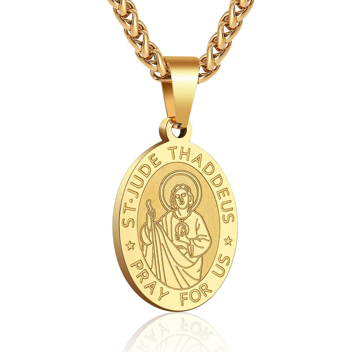 Accessories Fashion Simple Stainless Steel Cross Necklaces
