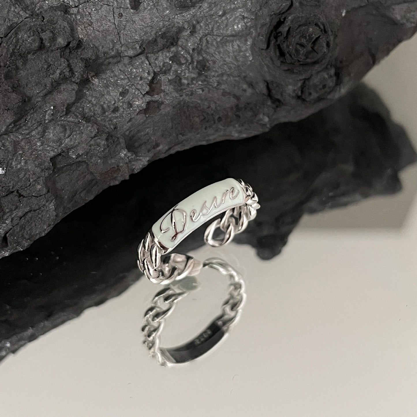 Korean Style First Line Winding Twist Open-end Temperament Rings