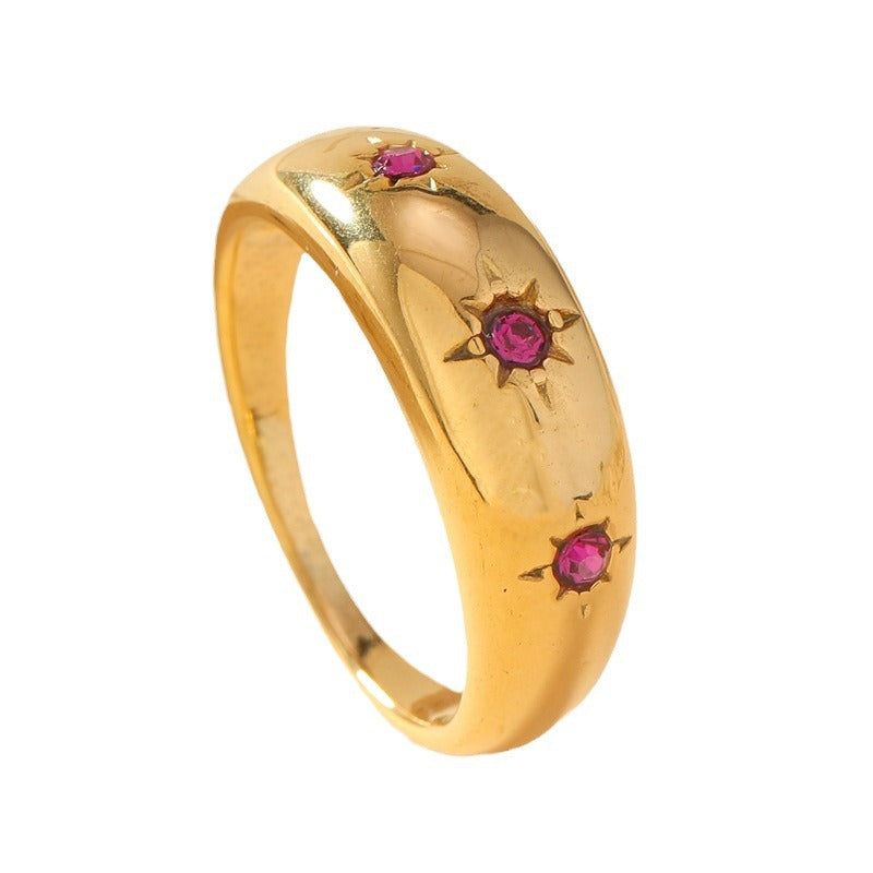 Popular Stainless Steel Cast Ornament Sun Rings