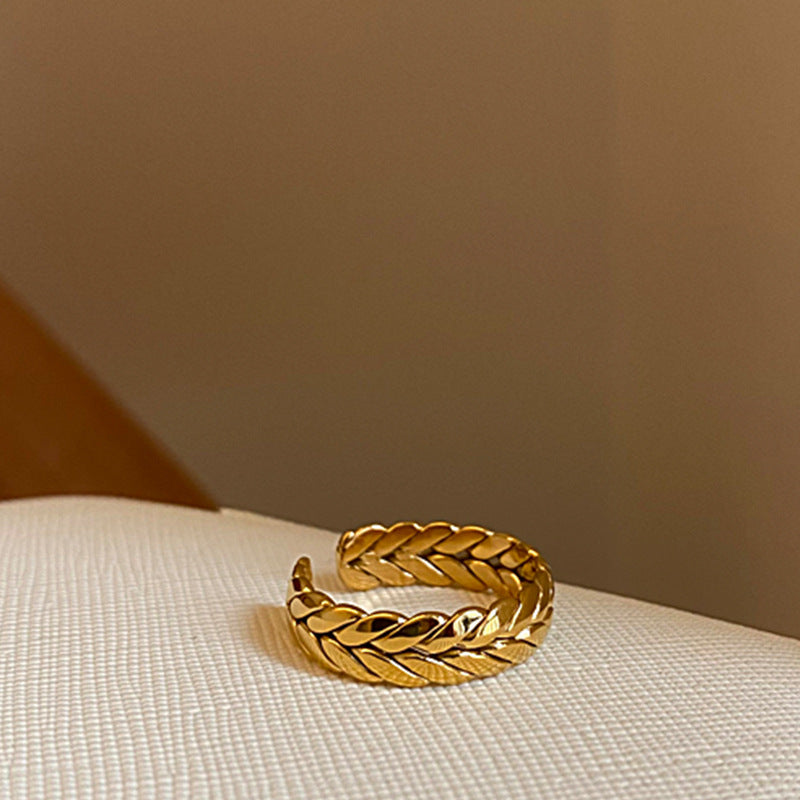Korean Style Fashionable Minority Design Gold Rings