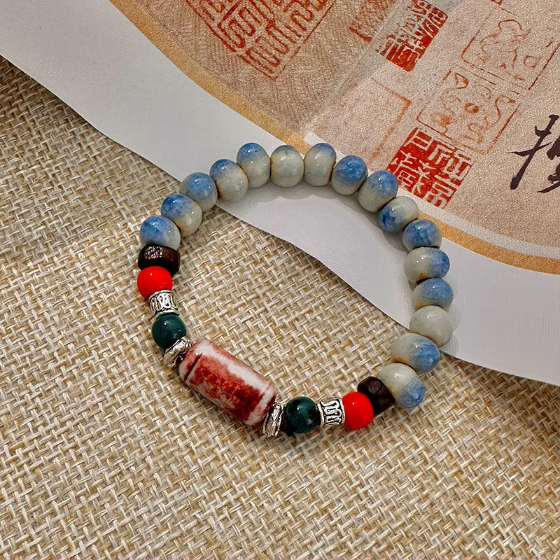 Niche Retro Chinese Beaded Handmade Stall Bracelets