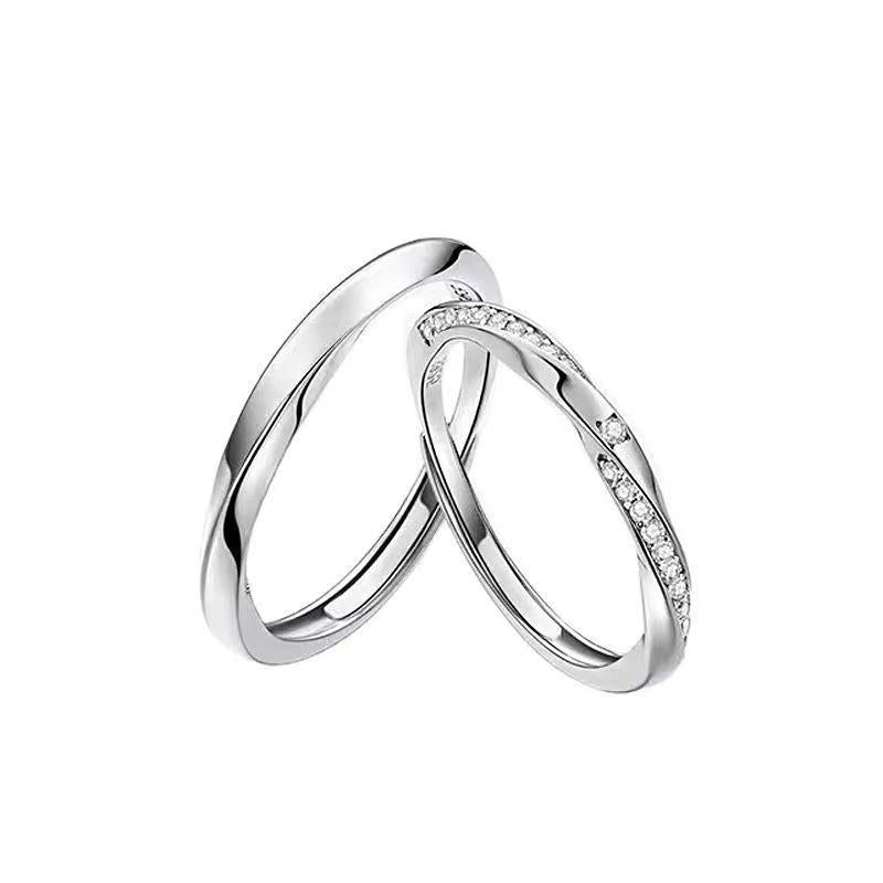 Infinite Love Couple Jewelry Live Mouth Can Rings