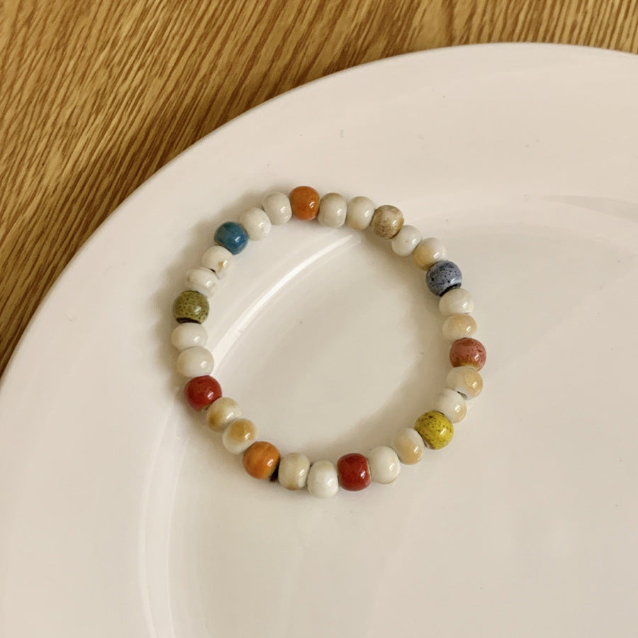 Niche Retro Chinese Beaded Handmade Stall Bracelets