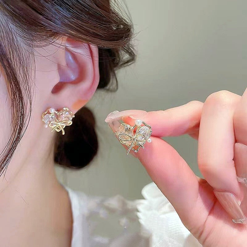 Stall Night Market Fashion Live Ear Earrings