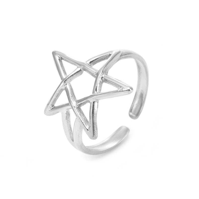 Hollow Heart Stainless Steel Open Five-pointed Star Butterfly Bracelets