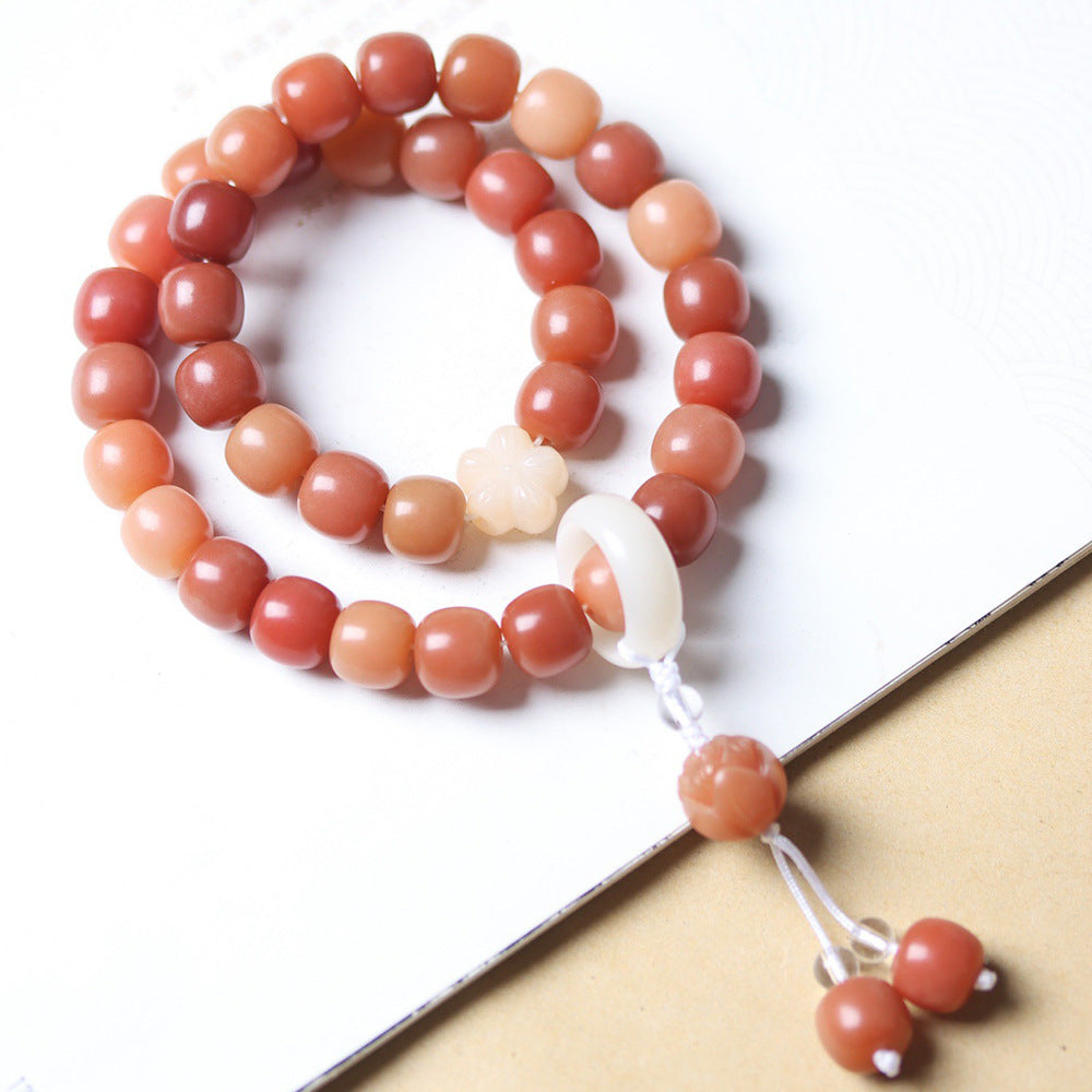Women's Root Double Circle Crafts Seed High Oil Density Buddha Beads Bracelets