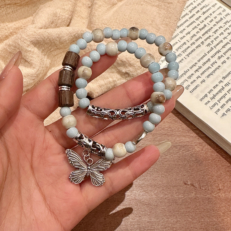 Niche Retro Chinese Beaded Handmade Stall Bracelets