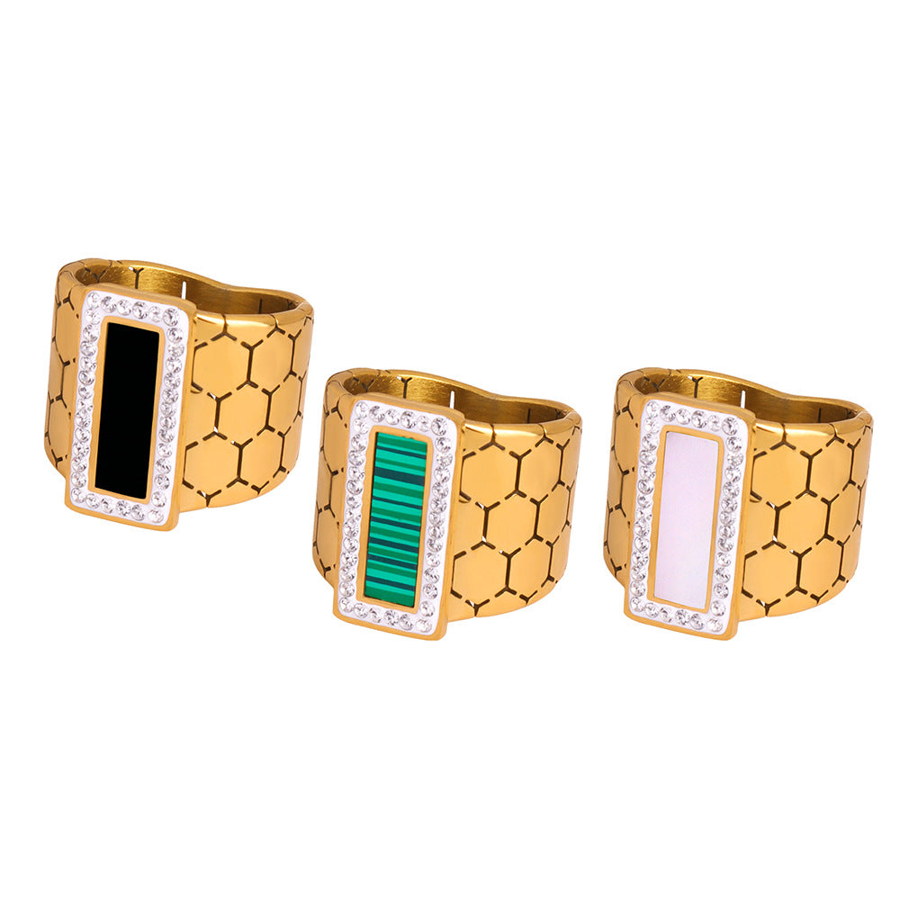High Sense Affordable Luxury Fashion Titanium Rings