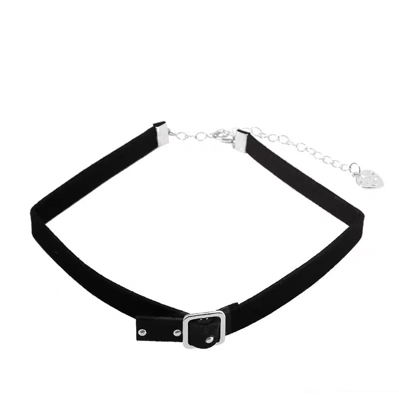 Women's Short Neck Band Simple Temperament High Collar