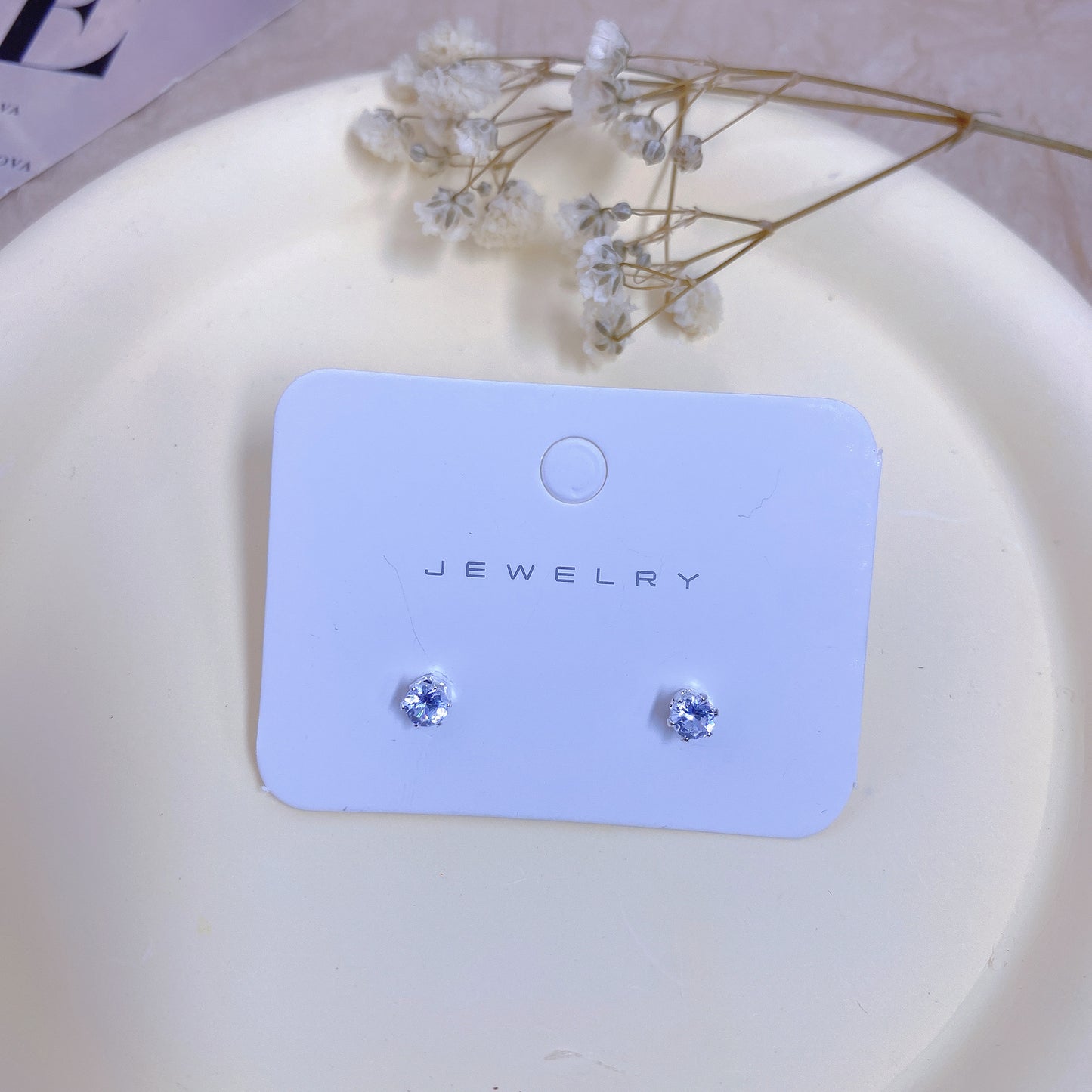 Needle Simple Exquisite Plain Ear Cute Earrings