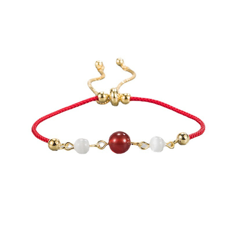 Bean Opal Beaded Pull Female Winter Bracelets