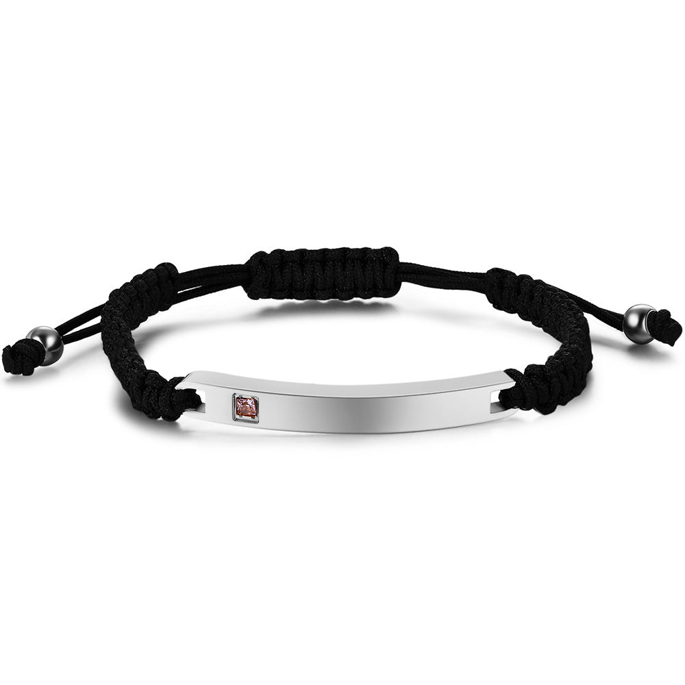 Simple Personality Glossy Diamond Fashion Can Bracelets