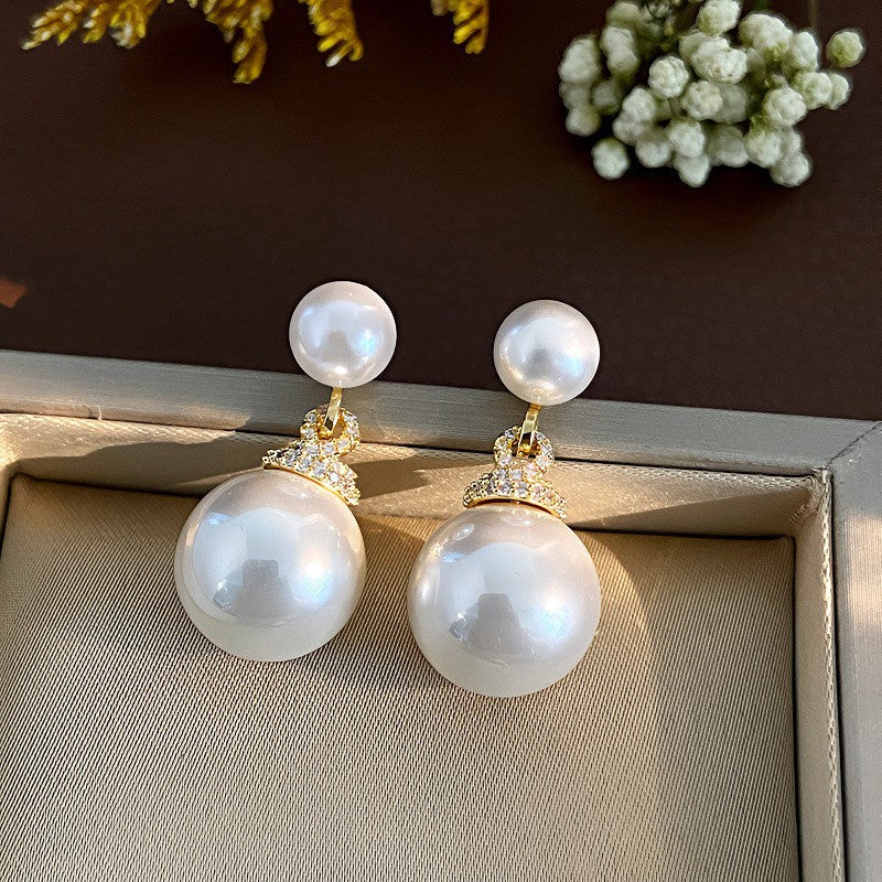 Shining Diamond Irregular Round Female Special Earrings