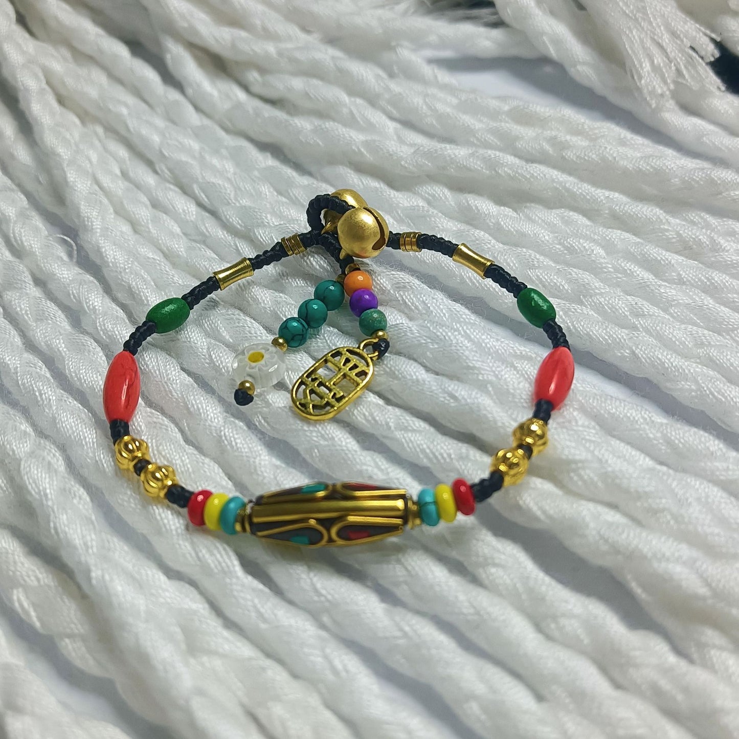 Ethnic Style Nepal Beads Natural Stone Retro Fashion Bracelets