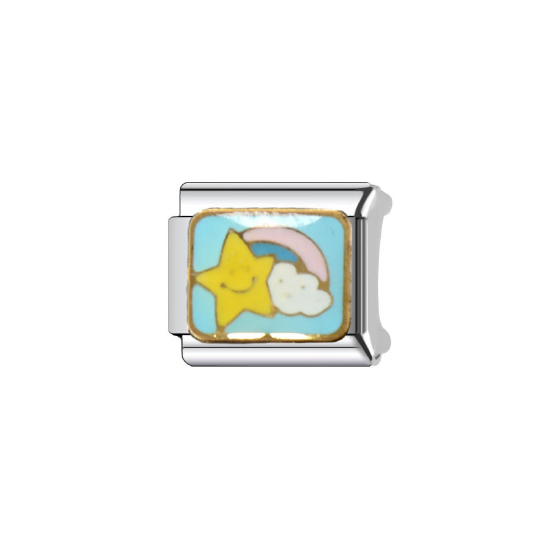 Module Color Accessories Square Stainless Steel Bracelets