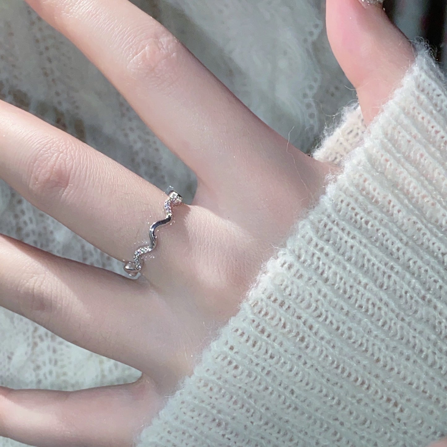 Pair Simple Gift Male Index Finger Rings
