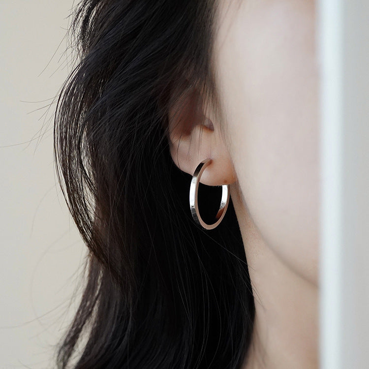 Hoop Tide Ear Design Simple Earclip Female Earrings