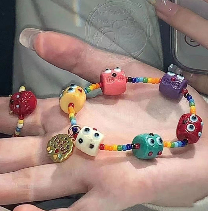 Colorful Beads Female Design High-grade Adjustable Bracelets