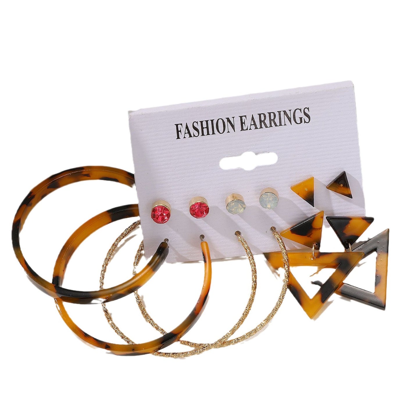 Pearl Creative Tassel Suit Boho Flower Earrings
