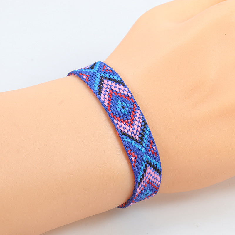 Nepal Ethnic Style Woven Wrist Strap Bracelets