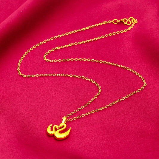 Women's Jewelry Vietnam Placer Gold Sand Live Necklaces