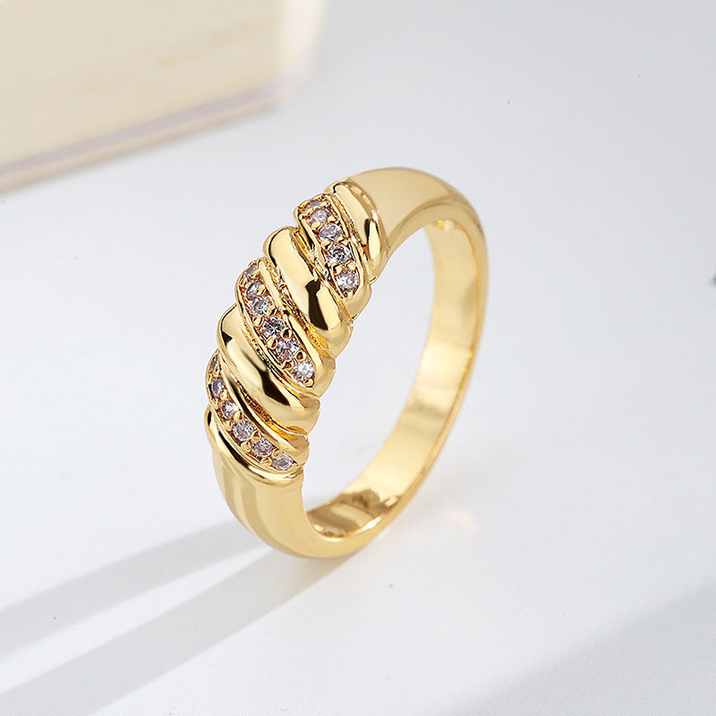 Anchor Female Nude Simple Fashion Starry Rings