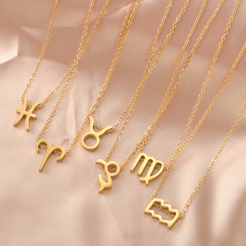 Twee Constellations Constellation Clavicle Chain Card Necklaces