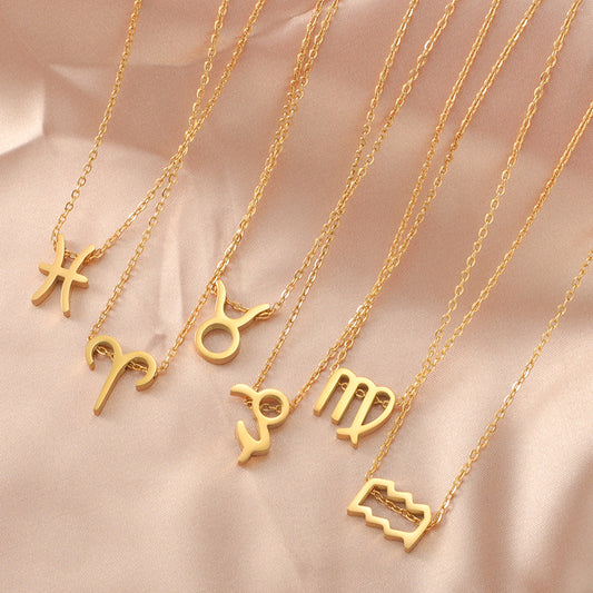Twee Constellations Constellation Clavicle Chain Card Necklaces