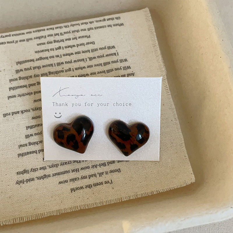 Women's Print Resin For Retro Affordable Luxury Fashionable Earrings