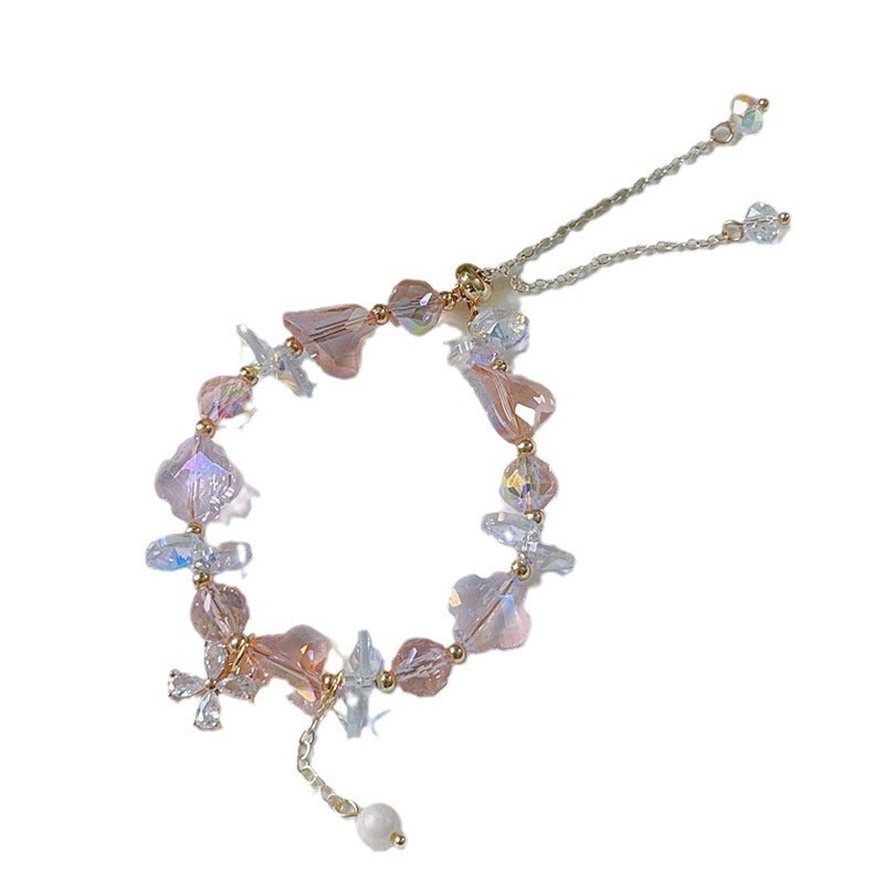 Super Shiny Crystal Fairy Style Four Leaves Pendants