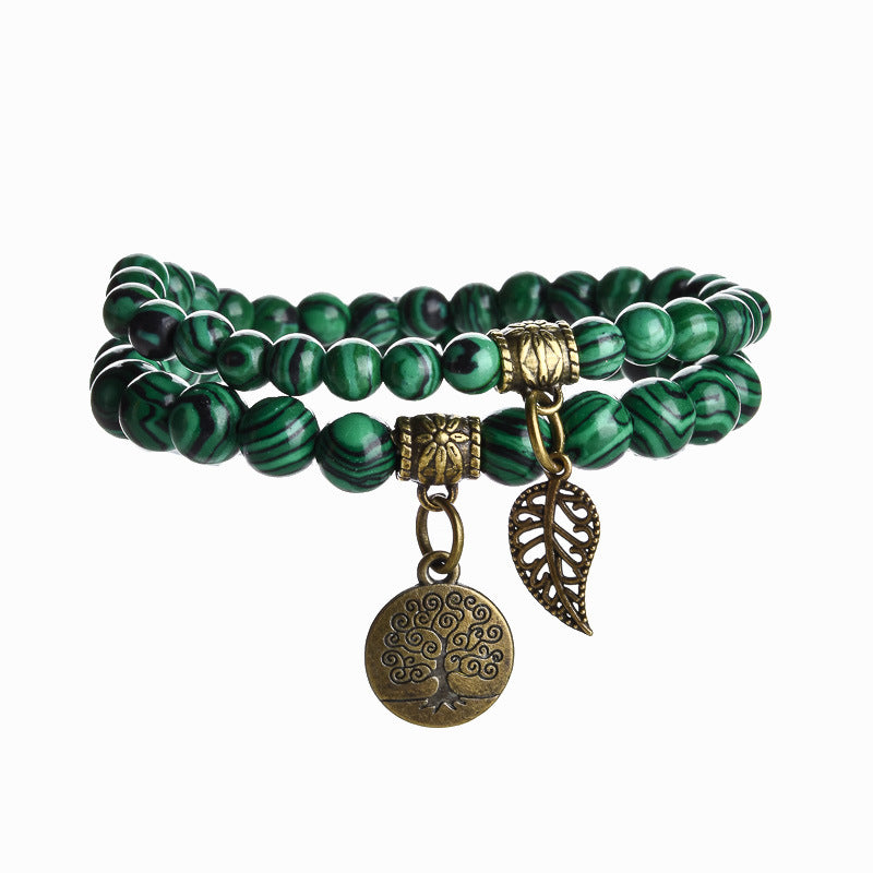 Lucky Tree Leaf Suit Colorful Tiger Bracelets