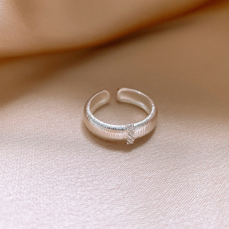 Women's Affordable Luxury Titanium Steel Index Finger Rings