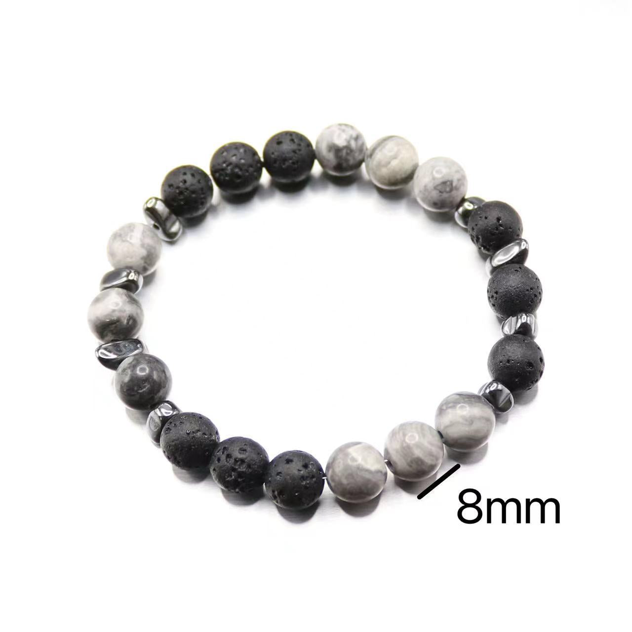 Men's High Sense Volcanic Rock Bead Gift Bracelets
