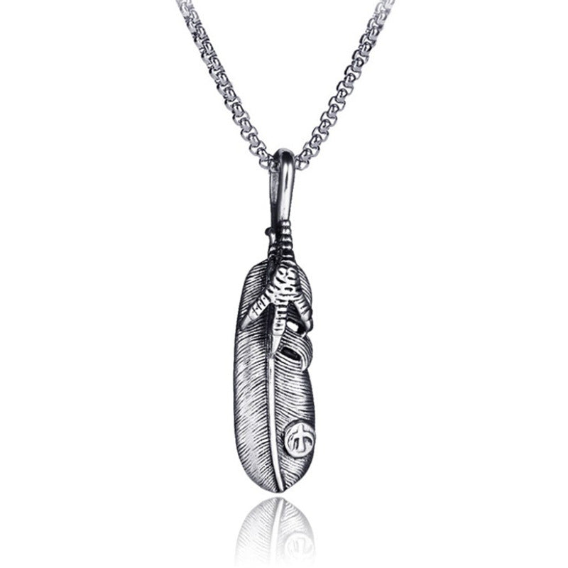 Titanium Steel Long Sweater Stainless Hip Hop Necklaces