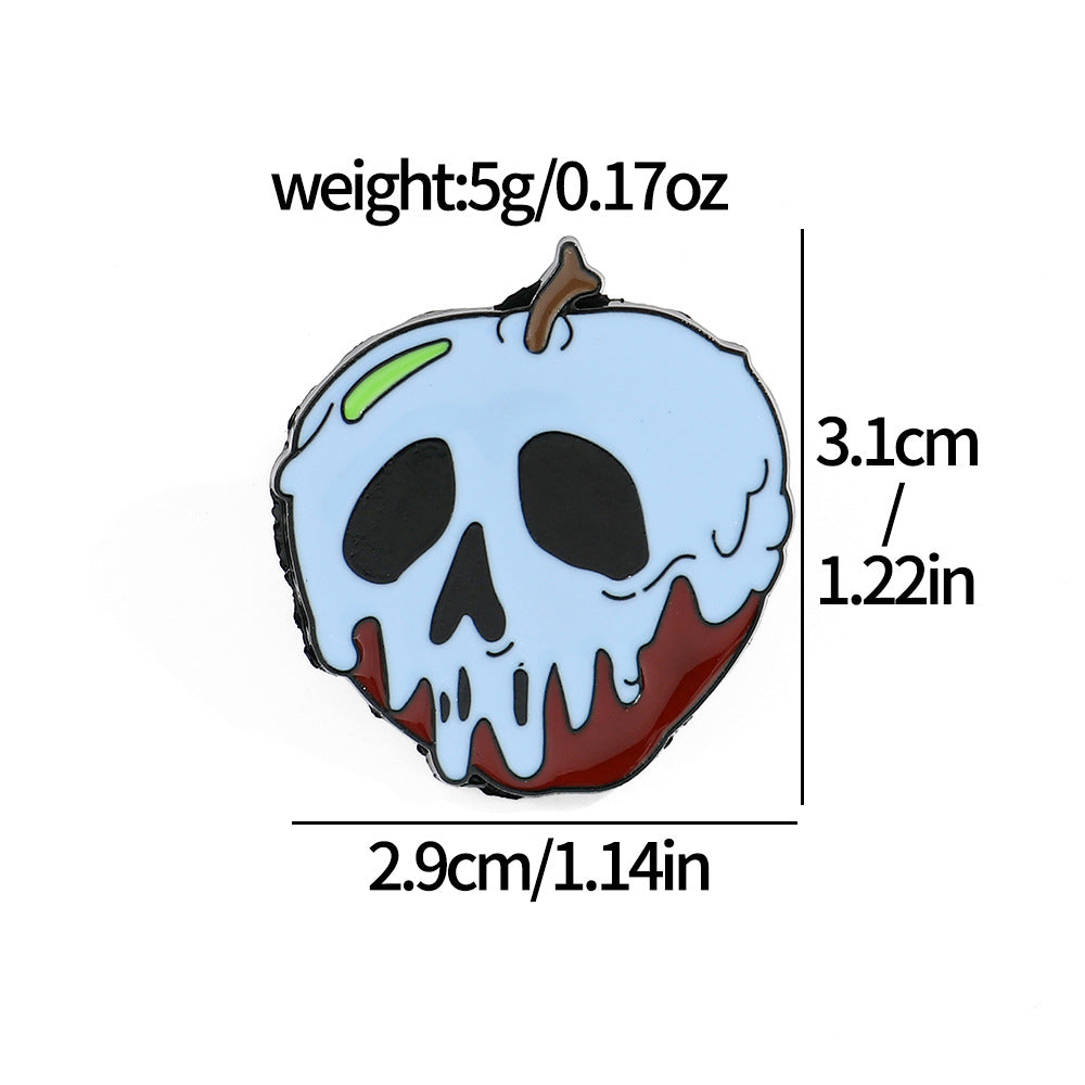 Magic Mirror Poison Apple Dwarf Golden Brooches