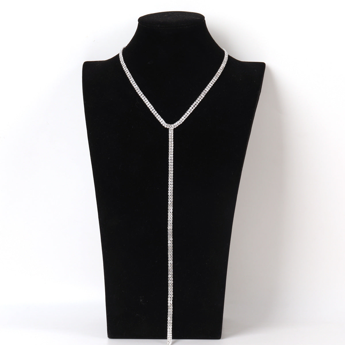 Women's Advanced Style Sexy Fashion Long Crystal Necklaces