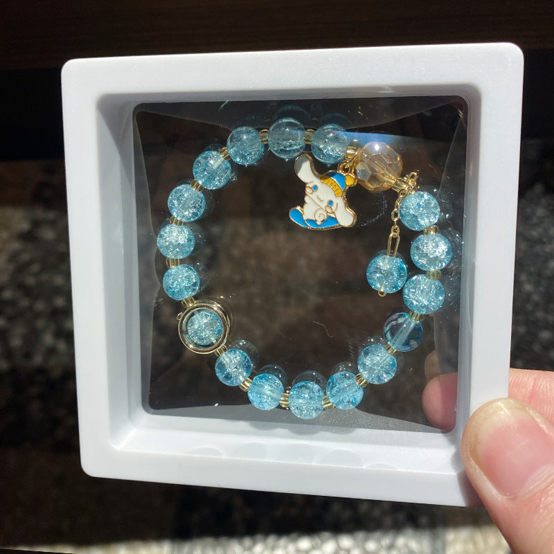 Cartoon String Beads Crystal Gift Box Bracelets