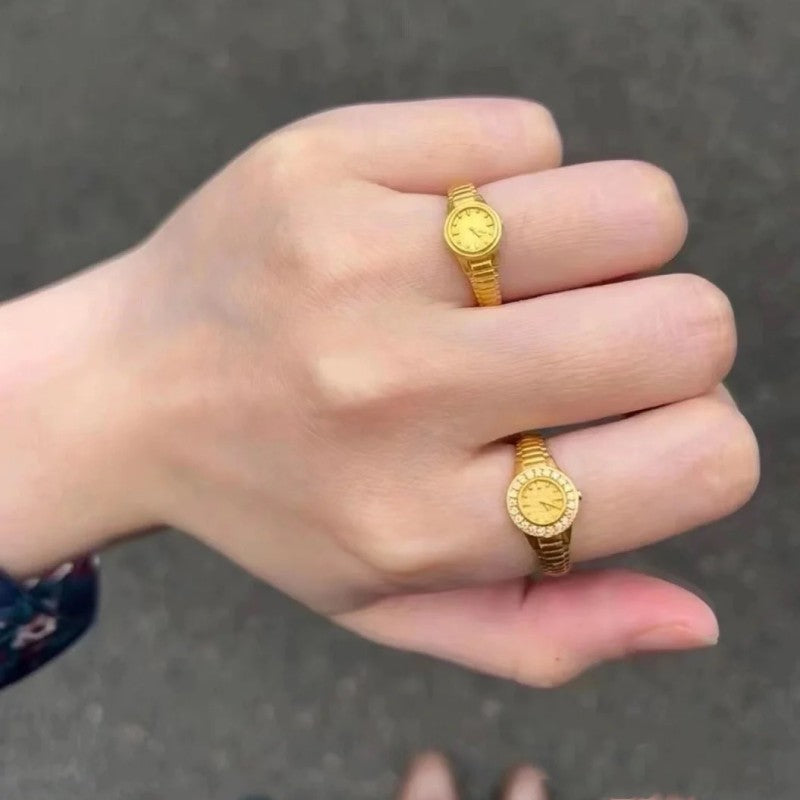 Light Luxury Adjustable Mouth Personality Gift Rings