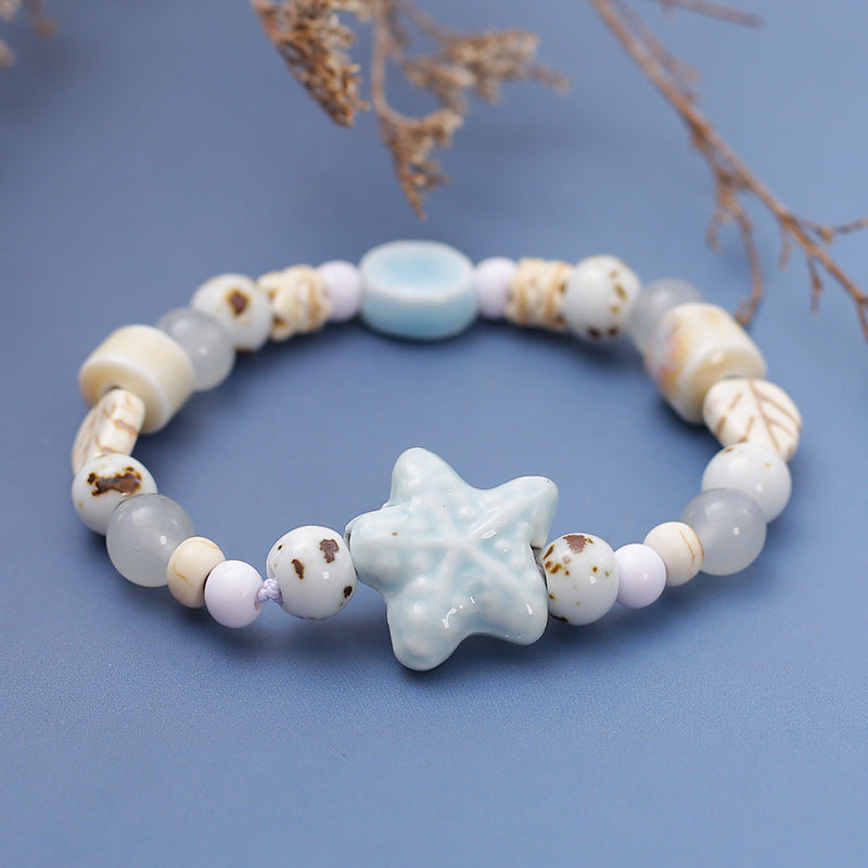 Stall Handmade Ceramic Pure Desire Wind Bracelet