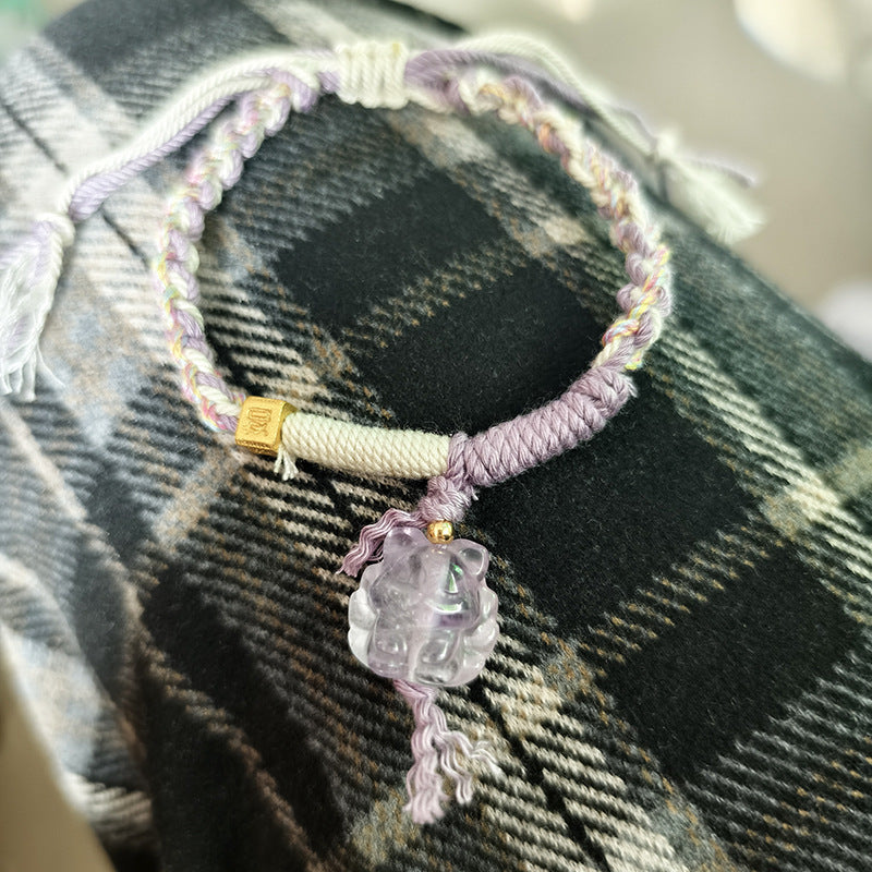 Fairy Sweet Gentle Natural Pink Crystal Bracelets