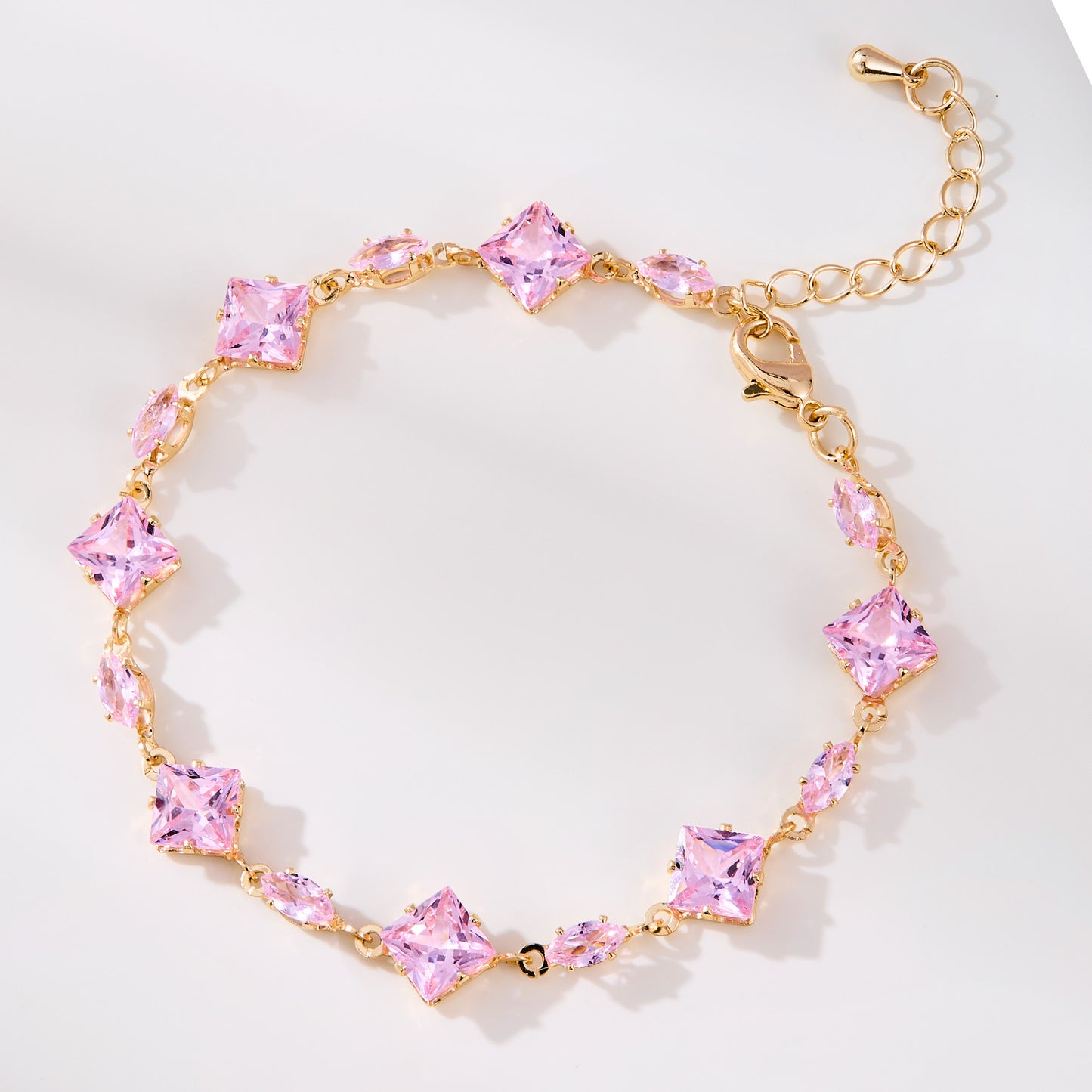 Women's Dopamine Color Crystal Candy For Light Luxury Simplicity Niche Bracelets