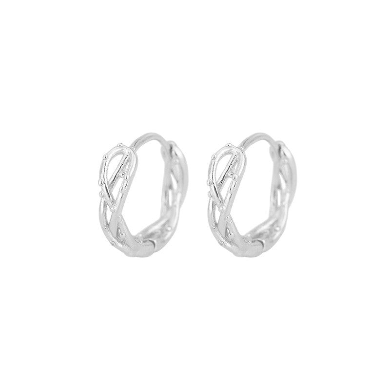 Thorn Branches Vine Twist Ear Clip Summer Fashion Trendy Personality Stud Earrings