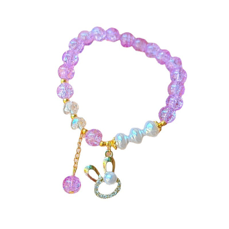 Glass Live Streaming Welfare Cracked Cystal Bracelets