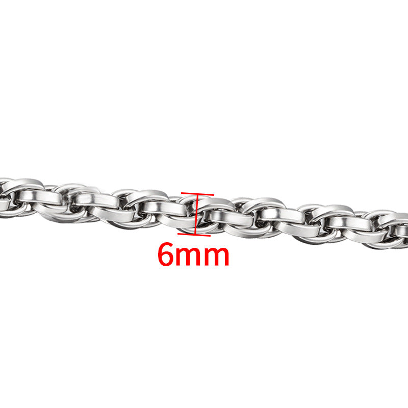 Stainless Steel Chain Titanium Cuban Link Bracelets